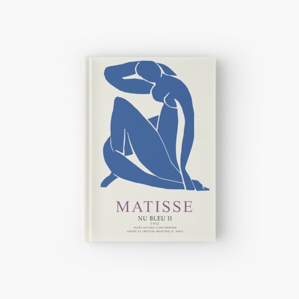 Henri Matisse Nu Bleu II (Blue Nude II) 1952 Artwork for Wall Art, Prints, Posters, Tshirts, Men, Women, Youth Hardcover Journal