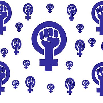 Artwork thumbnail, Feminism - Blue by Jenna Jade