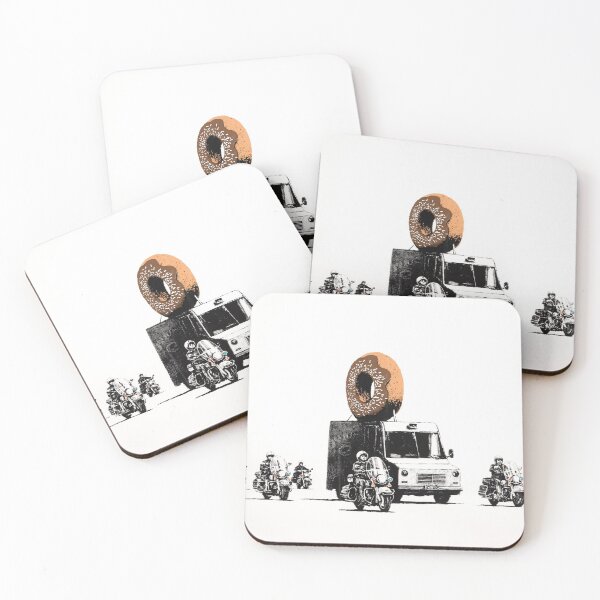 Item preview, BANKSY Donuts Chocolate designed and sold by WE-ARE-BANKSY.