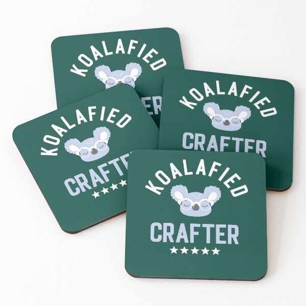 Item preview, Koalafied Crafter - Funny Gift Idea for Crafters designed and sold by betternotes.