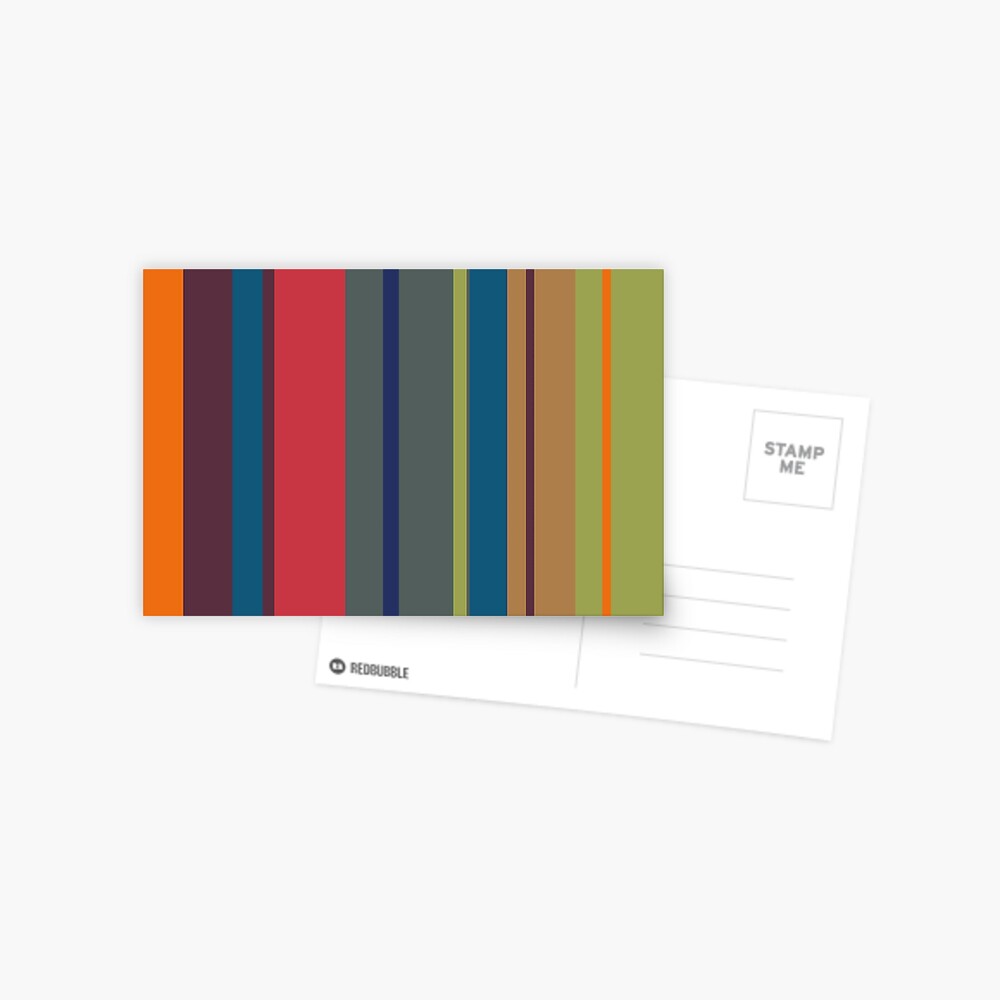Playful lines Postcard