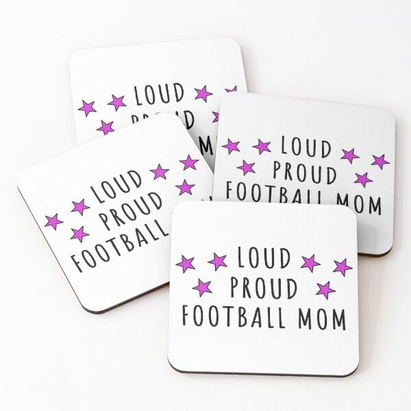Item preview, Loud, proud, football mom designed and sold by TheGreenGoat.