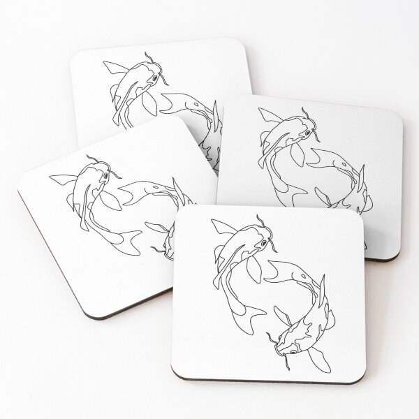 Item preview, Inktober 2020 Day 1 - Fish. designed and sold by One Line Aesthetics ♡.