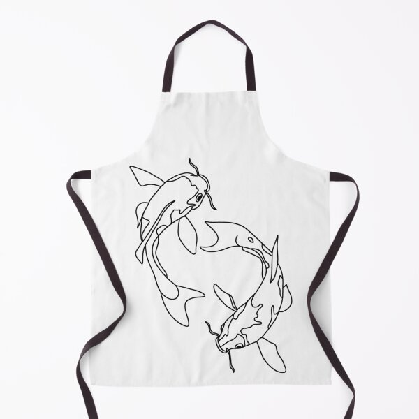 Item preview, Inktober 2020 Day 1 - Fish. designed and sold by One Line Aesthetics ♡.