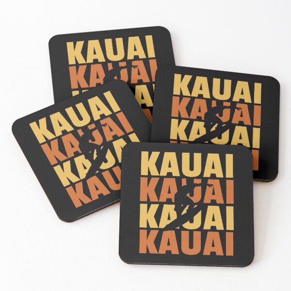 Item preview, Hawaiian Islands Surf Style Kauai Surfing print designed and sold by jakehughes2015.