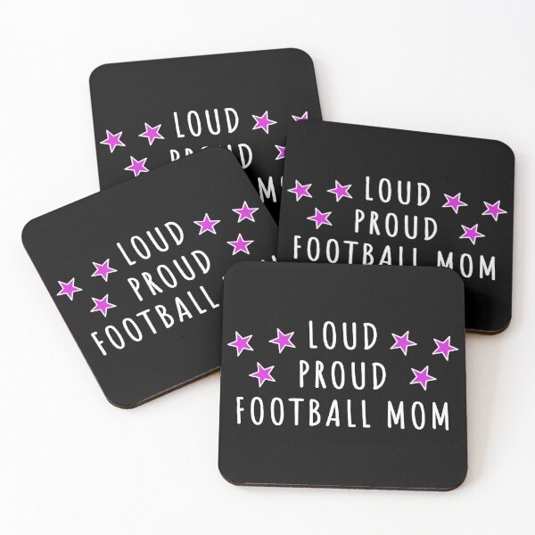 Item preview, Loud, proud, football mom designed and sold by TheGreenGoat.