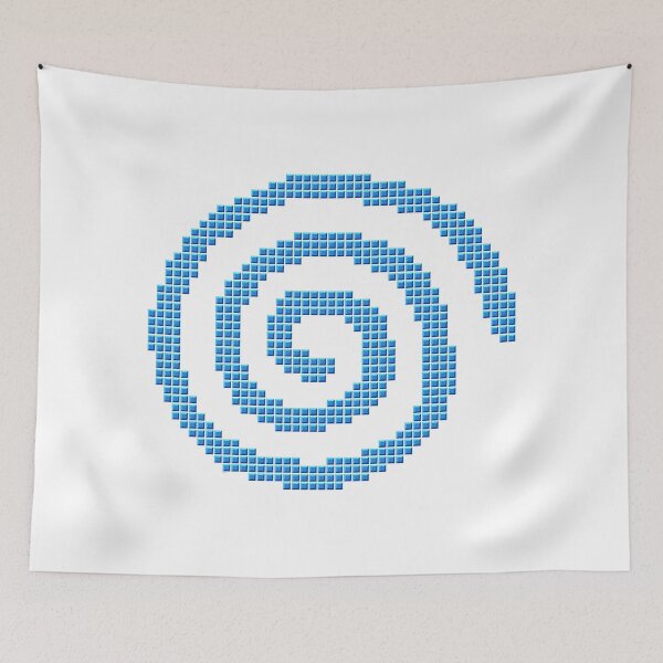 Item preview, Cubos de píxeles de Dreamcast - Azul designed and sold by CCCDesign.