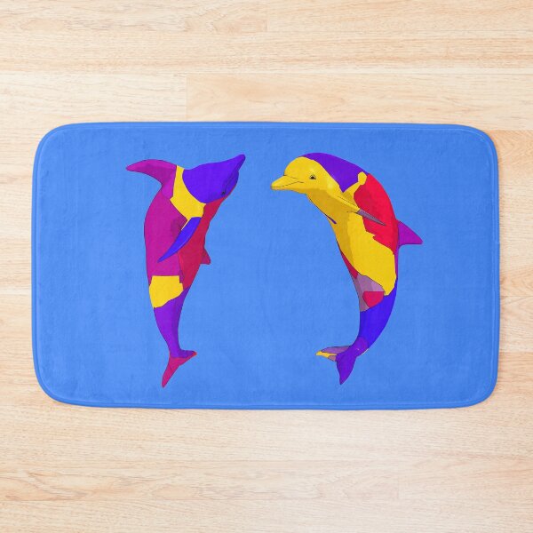 Item preview, Two jumping dolphins in colors designed and sold by MIRO3D.