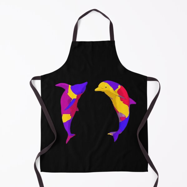 Item preview, Two jumping dolphins in colors designed and sold by MIRO3D.