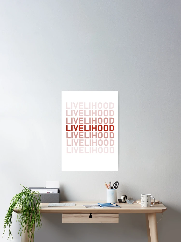 Thumbnail 2 of 3, Poster, Livelihood designed and sold by BasicWear.