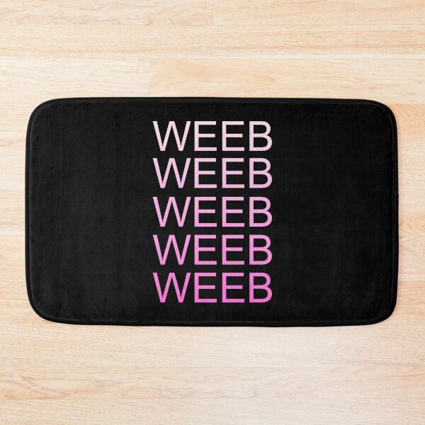 Item preview, Weeb Pink Text designed and sold by OhMyStarling.