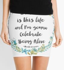 Brett quote Mini Skirt