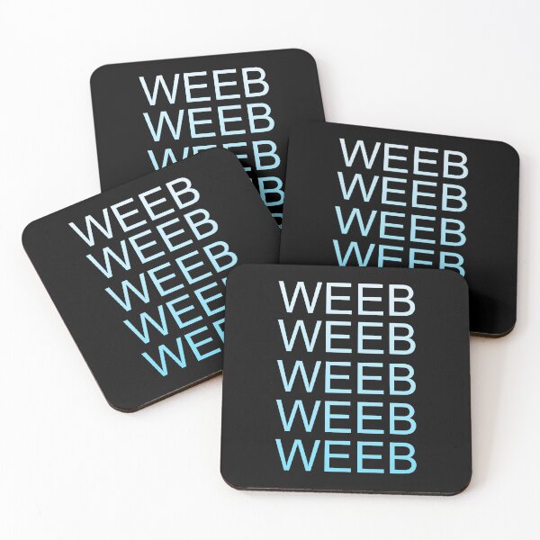 Item preview, Weeb Blue Text designed and sold by OhMyStarling.