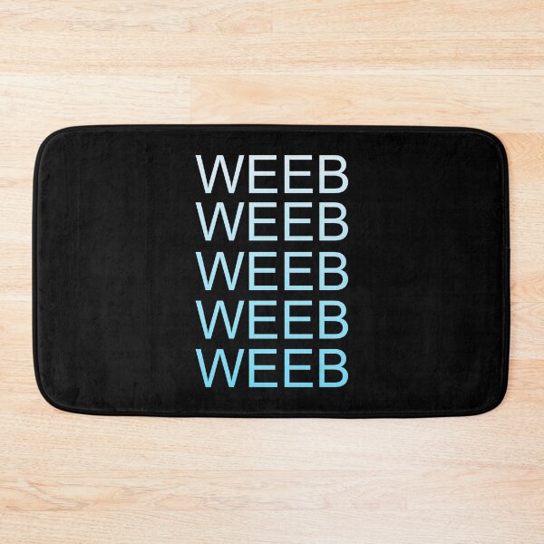 Item preview, Weeb Blue Text designed and sold by OhMyStarling.
