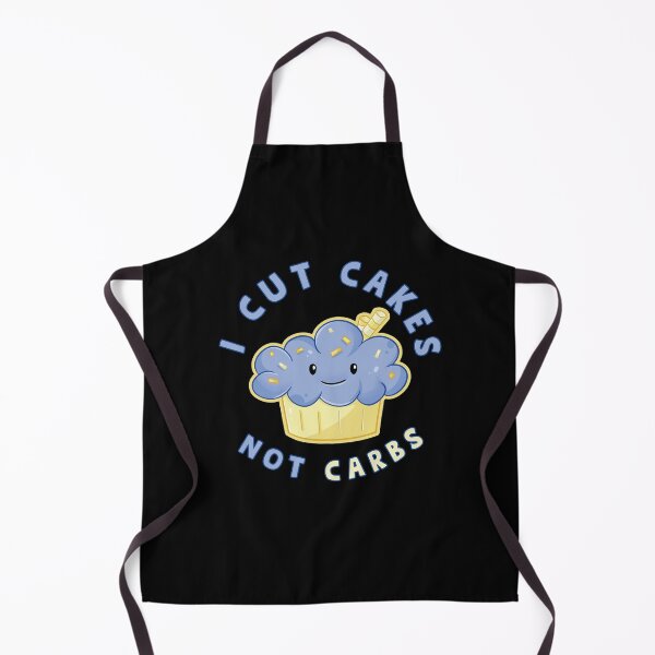 Item preview, I cut Cake not carbs Cupcake Kawaii designed and sold by tinypurpleland.