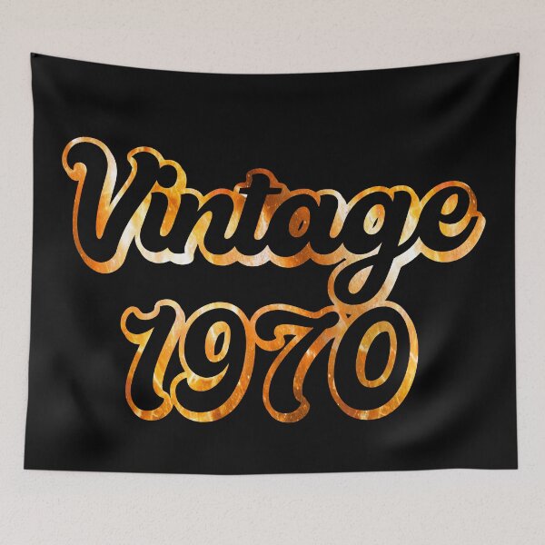 Item preview, Vintage 1970 Fire T-Shirt, 50th Birthday Shirt, Born in 1970 Hello in club 50 Years, 50th birthday gifts designed and sold by UniqueStylistic.
