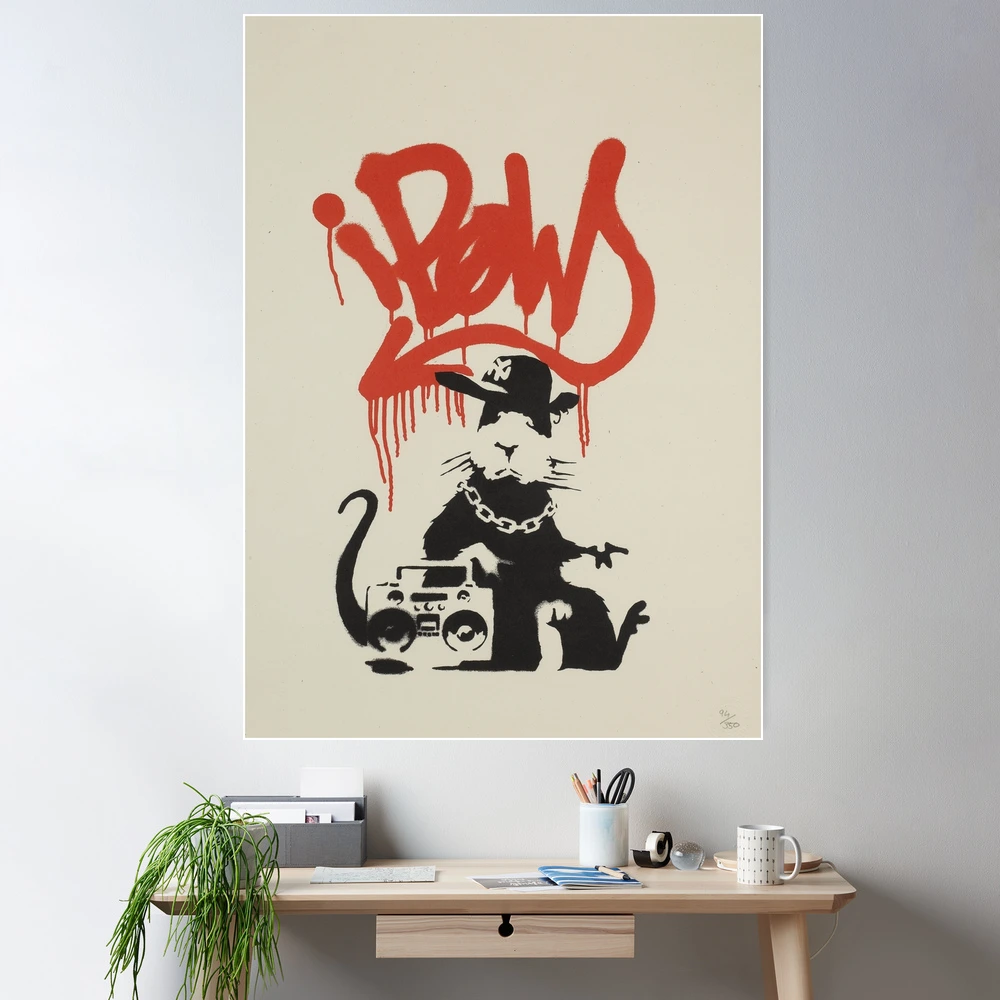 BANKSY Gangsta Rat - 2004