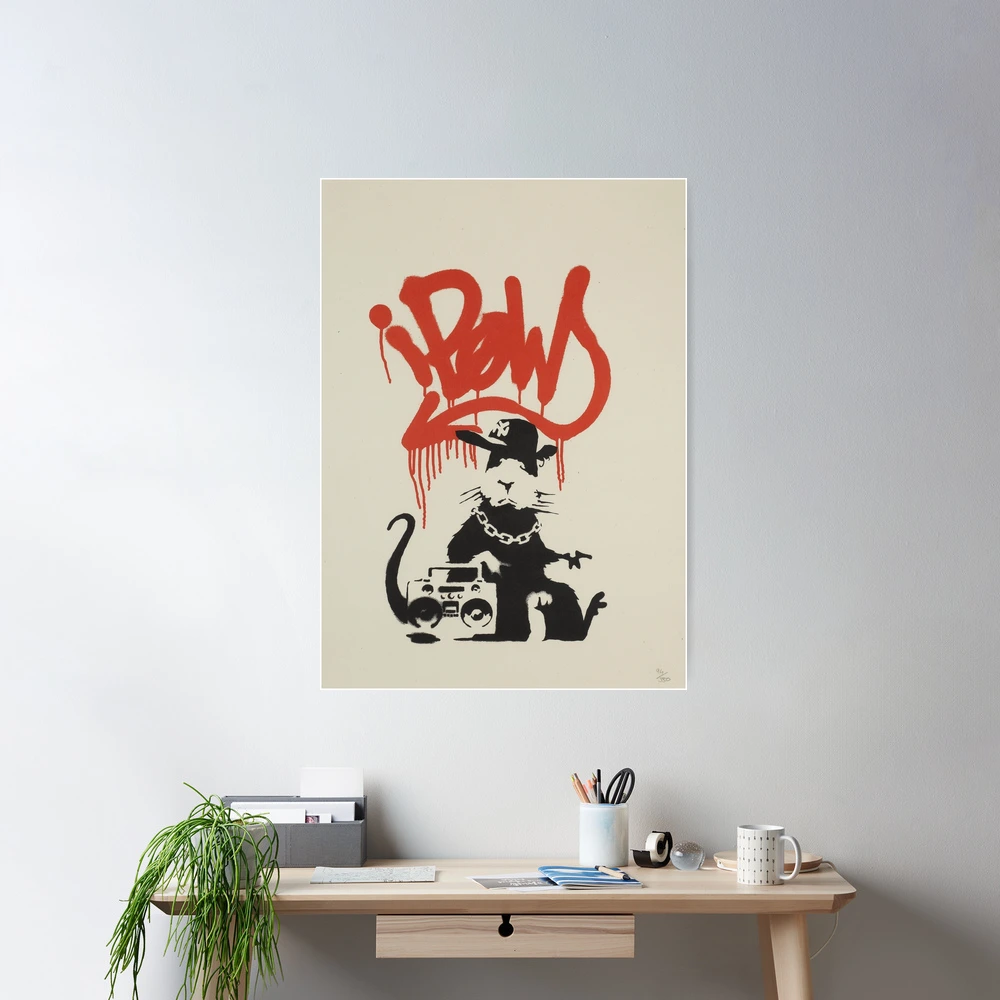 BANKSY Gangsta Rat - 2004