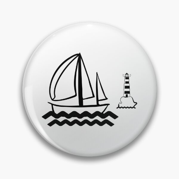 Item preview, Sailing sailor sailboat lighthouse sailing ship designed and sold by lsvds.
