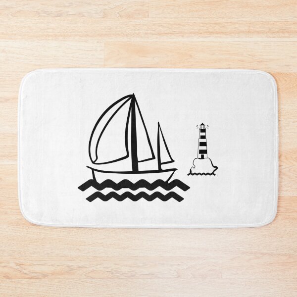 Item preview, Sailing sailor sailboat lighthouse sailing ship designed and sold by lsvds.
