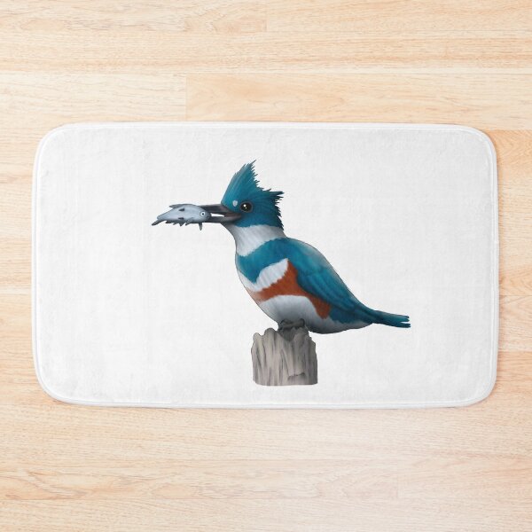 Item preview, Belted King Fisher With Fish designed and sold by troyanthonyart.