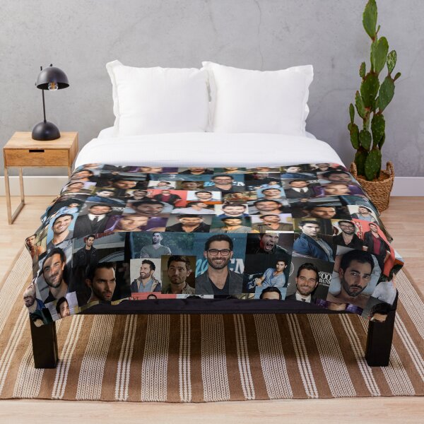 Tyler Hoechlin collage Throw Blanket