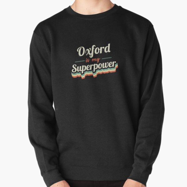 Vista previa del artículo con la obra «Oxford es mi superpoder», diseñado y vendido por Custom365.