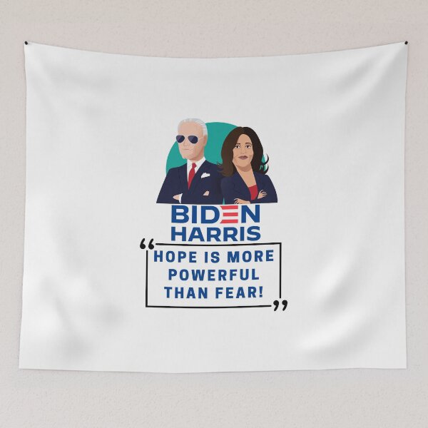 Item preview, Biden Harris 2020 - Hope Is More Powerful Than Fear - 2020 US Election designed and sold by raretshirtsuk.