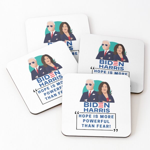 Item preview, Biden Harris 2020 - Hope Is More Powerful Than Fear - 2020 US Election designed and sold by raretshirtsuk.