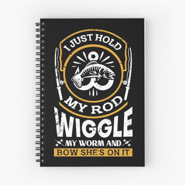 Item preview, I just hold my rod wiggle my worm and bow she is on it - Funny Fisherman Fisher Design designed and sold by designsnmore.