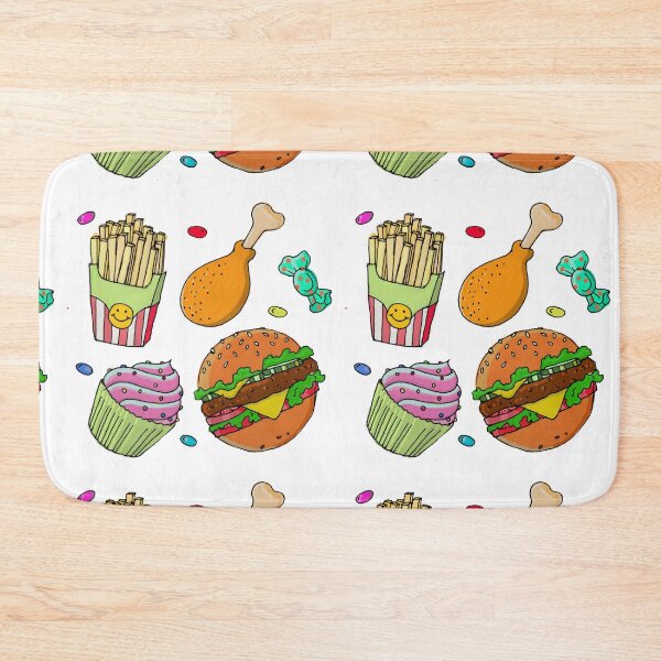 Item preview, Potato chips, chicken, burger, ice cream, cake, sweet fast food designed and sold by tqueen.