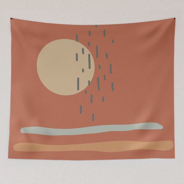 Item preview, Abstract Rain - Earth Tone Color Palette designed and sold by hellocando.