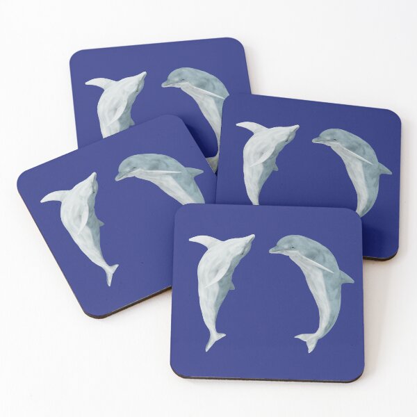Item preview, Two jumping dolphins, marine animals designed and sold by MIRO3D.