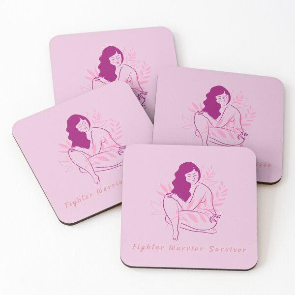 Item preview, Fighter Warrior Survivor for Breast Cancer designed and sold by FitFabFunny.