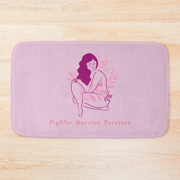 Item preview, Fighter Warrior Survivor for Breast Cancer designed and sold by FitFabFunny.