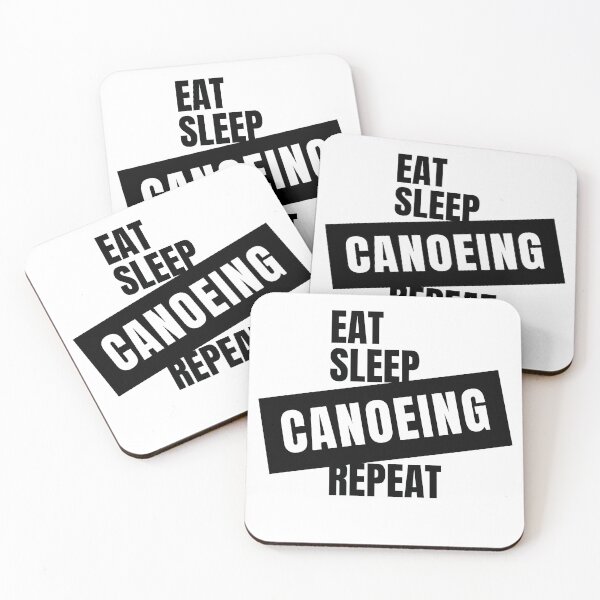 Item preview, Eat sleep canoeing repeat designed and sold by crikz.