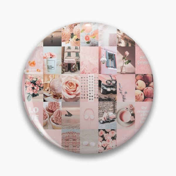 Item preview, Pink Aesthetic Vsco Collage designed and sold by LunaPrintShop.