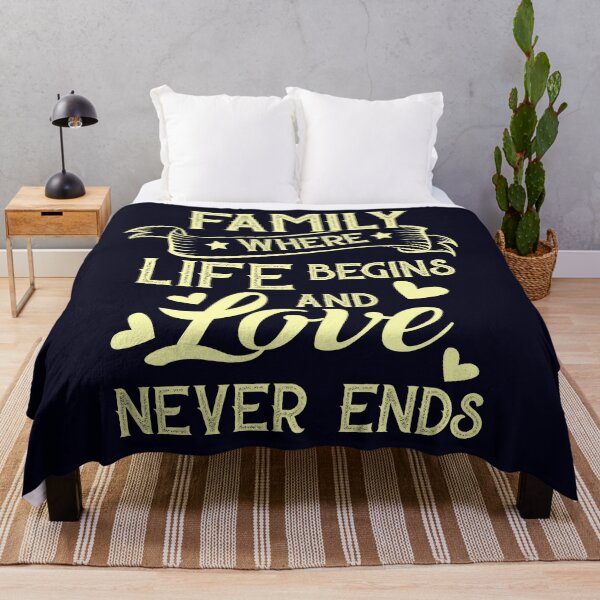 Item preview, Family where life begins and love never ends designed and sold by mmos.
