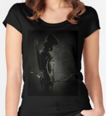 Green arrow TV Women's Fitted Scoop T-Shirt