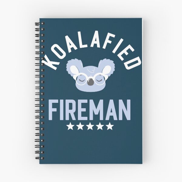 Item preview, Koalafied Fireman - Funny Gift Idea for Firemen designed and sold by betternotes.