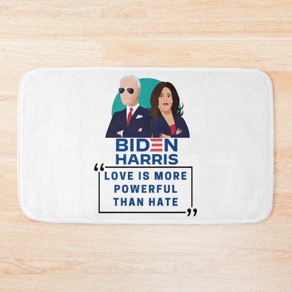 Item preview, Biden Harris 2020 - Love Is More Powerful Than Hate - 2020 US Election designed and sold by raretshirtsuk.