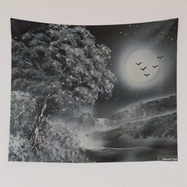 Item preview, Misty falls in the night designed and sold by edwardtiptonart.