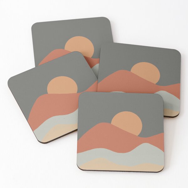 Item preview, Sunset over Hills - Earth Tone Color Palette designed and sold by hellocando.