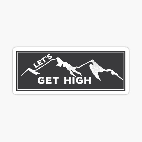 Geh hoch Sticker