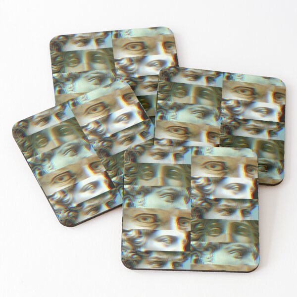 Item preview, ancient roman statues green aesthetic sticker phone case designed and sold by kaledabean.