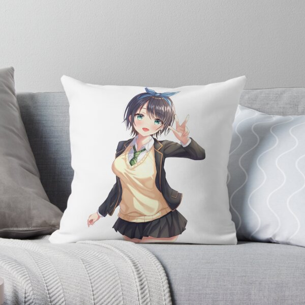 "Ruka Sarashina Design" Throw Pillow by YFAClothing ...