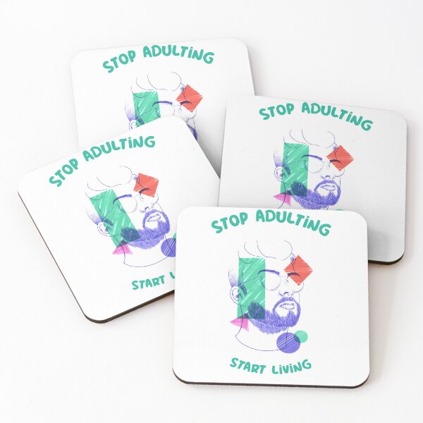 Item preview, stop_adulting designed and sold by AdultHumourTees.