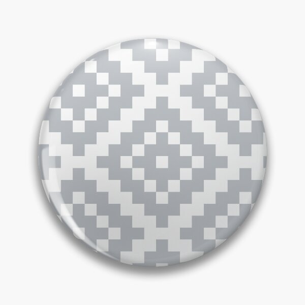 Item preview, Moretti Pattern Grey on White designed and sold by QuirkyClock.
