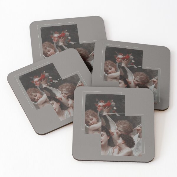 Item preview, angels michelangelo art aesthetic phone case brown painting sticker phone case designed and sold by kaledabean.
