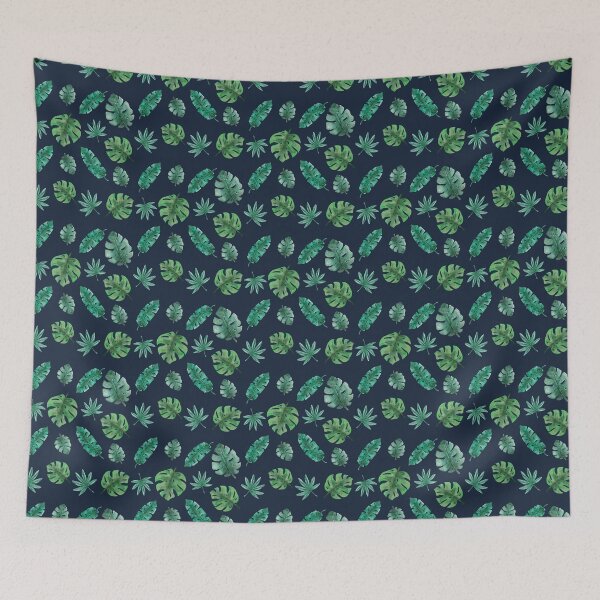 Item preview, Green Watercolor Leaf Seamless Pattern designed and sold by Sour Soul.